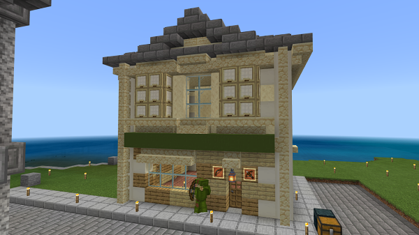 １６２弓矢屋さん 内装 ラテーラのマイクラブログ