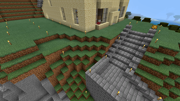 ２４８山の整地と道作り ラテーラのマイクラブログ