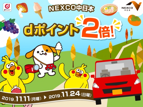NEXCO中日本ポイント2倍キャンペーン