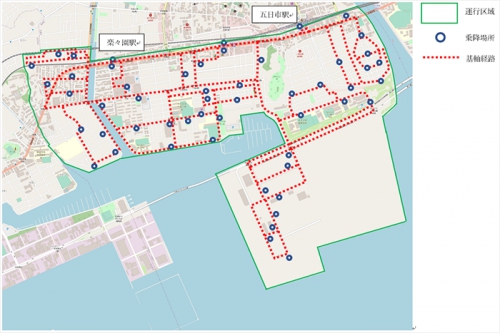 SMART MOVER運行エリア