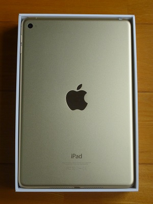 Apple iPad mini 第4世代 16GB ゴールド 背面