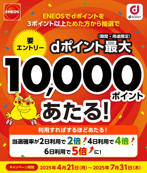 ENEOS dポイント抽選キャンペーン