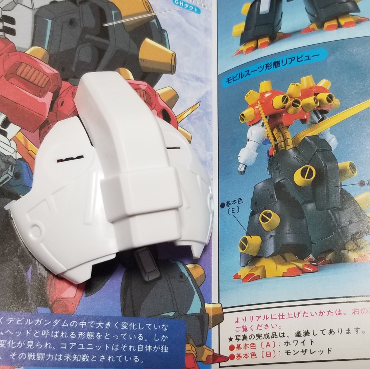 デビルガンダム 旧キット 1 144制作日記 1 かるまお父さんのほぼガンプラ日記