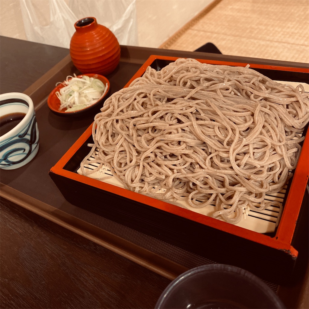 ざるそば美味しかった