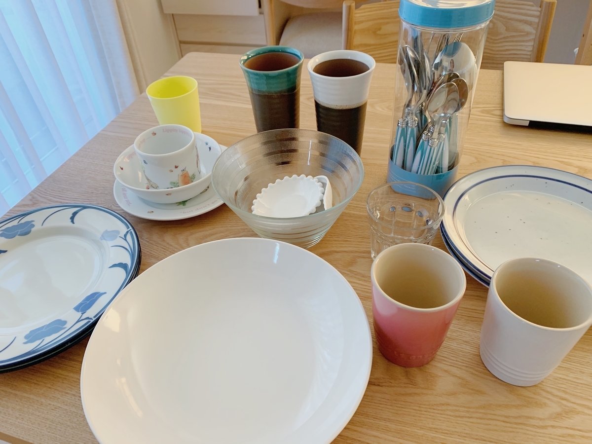 食器の断捨離 すきなものだけに囲まれて暮らしたい