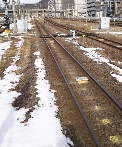 東北本線の線路