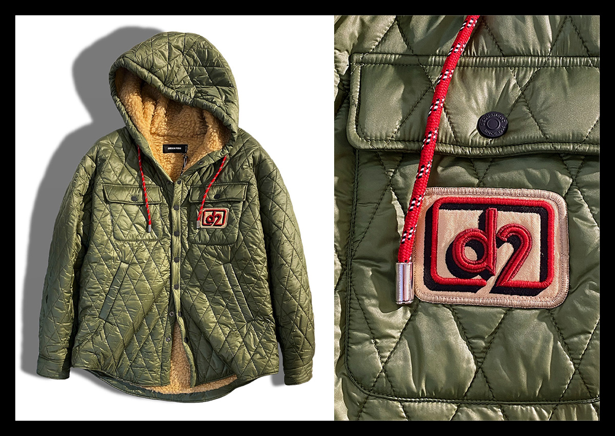 DSQUARED2 MA-1ジャケット ブラック 定価32万 定価17万 ディー