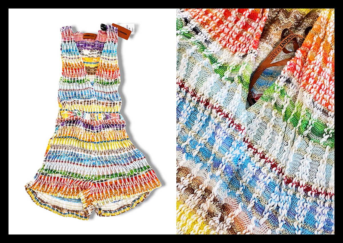 定価9.5万 MISSONI ミッソーニ リゾート感たっぷりなカラーと
