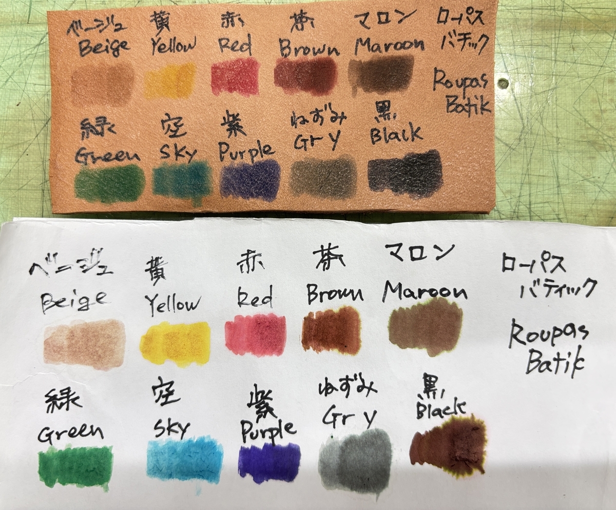 レザーに使える染料ーローパスバチック(誠和社 SEIWA) - レザー