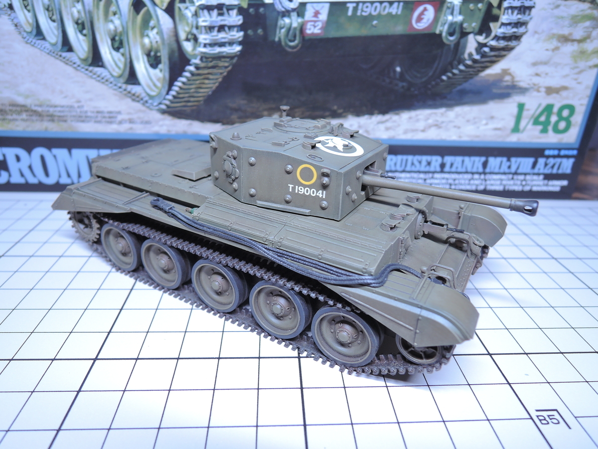 タミヤ1/48クロムウェルMkⅣ 製作 完成写真 - どらの自由帳
