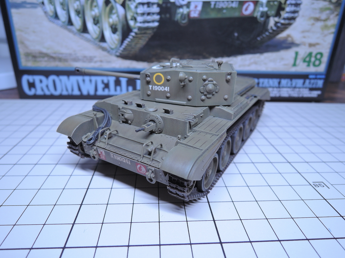 タミヤ1/48クロムウェルMkⅣ 製作 完成写真 - どらの自由帳