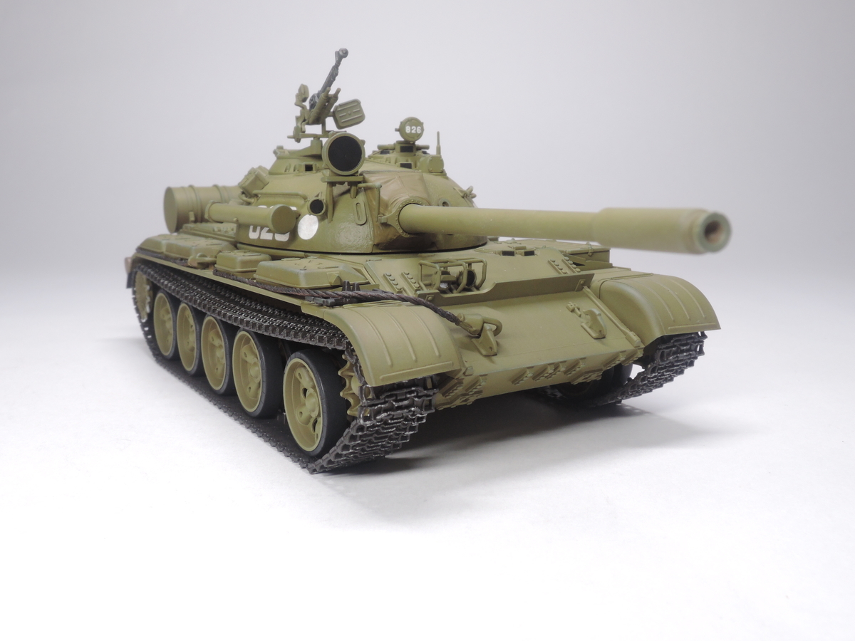 新作タミヤ1/48 ソビエト戦車T-55 完成写真 - どらの自由帳
