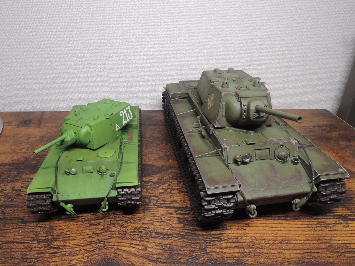 タミヤ1/48ソビエト重戦車KV-1製作 - どらの自由帳
