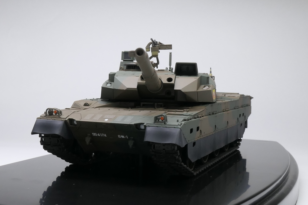 完成品販売 タミヤ１ ４８陸上自衛隊１０式戦車 完成写真 ヤフオク出品開始 どらの自由帳