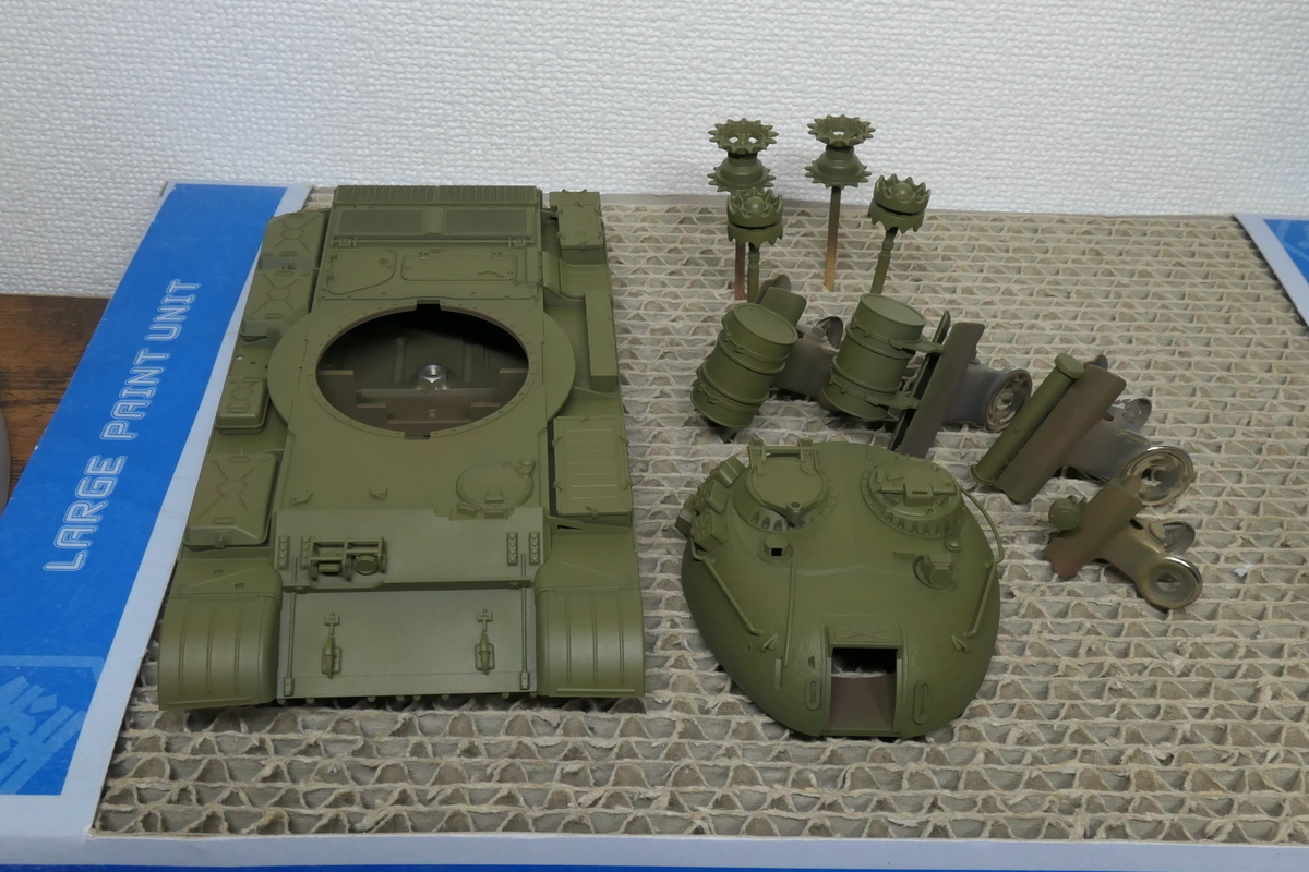 タミヤ 1/48 ソビエト戦車T-55を作る（2作目 - どらの自由帳