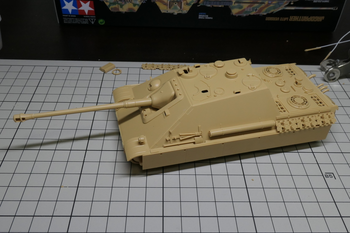 タミヤ 1/48 ヤークトパンサーを作る - どらの自由帳