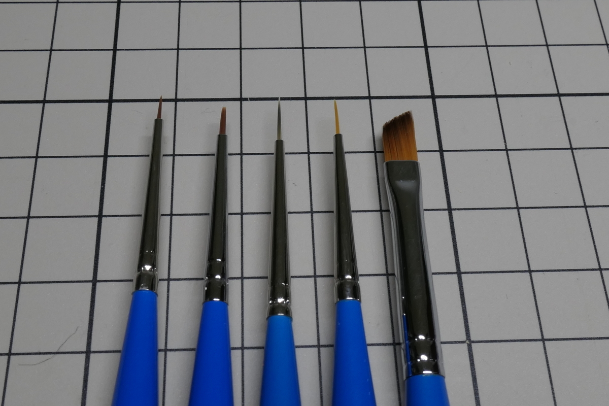 最近買った模型道具紹介！ その2 （筆） - どらの自由帳