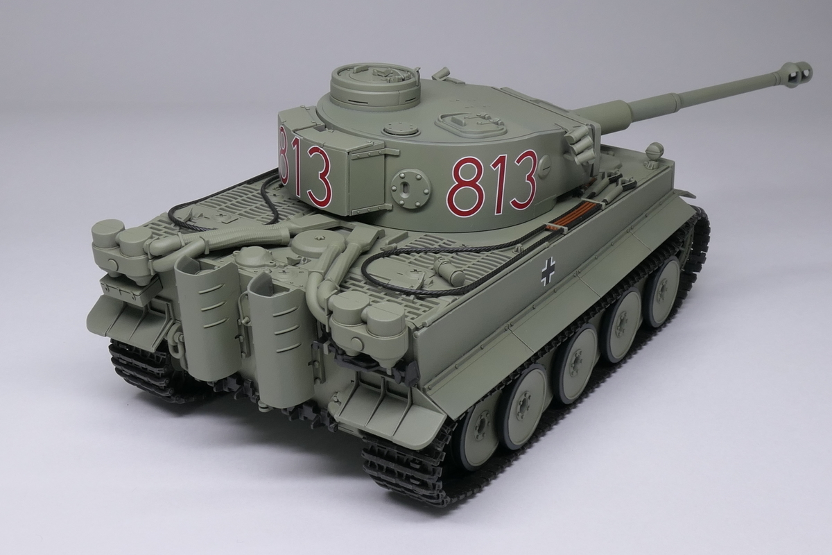 タミヤ 1/48 タイガーⅠ極初期生産型（アフリカ仕様） 完成写真