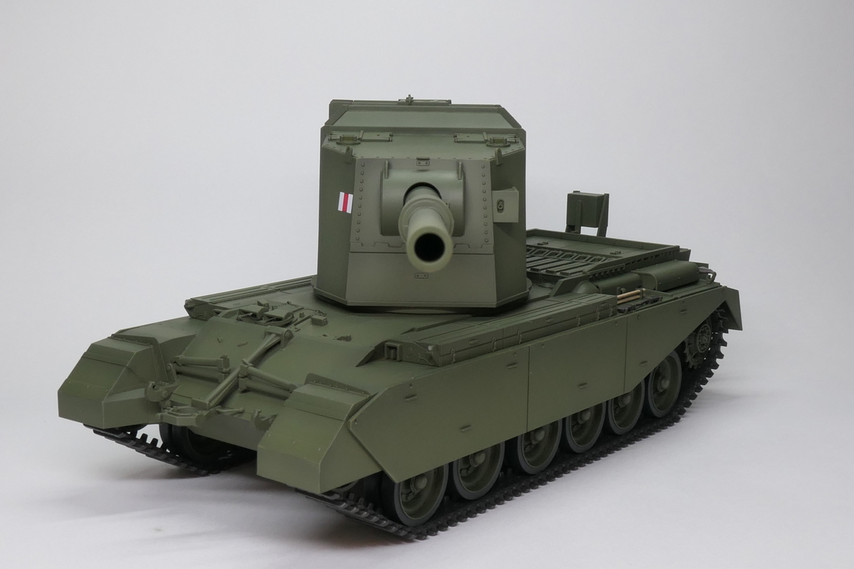 アミュージングホビー 1/35 FV4005Stage2を作る 完成写真 - どらの