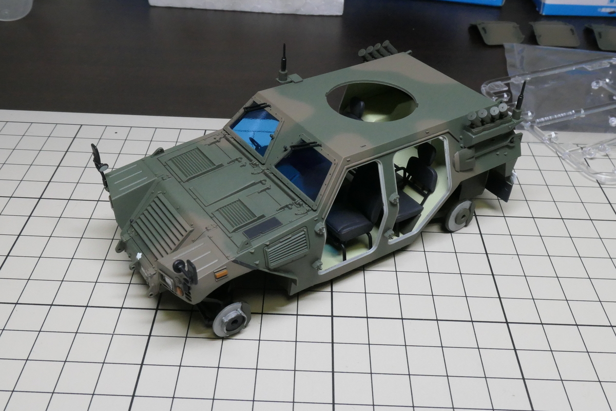 タミヤ 1/35 陸上自衛隊、軽装甲機動車を作る その2 - どらの自由帳