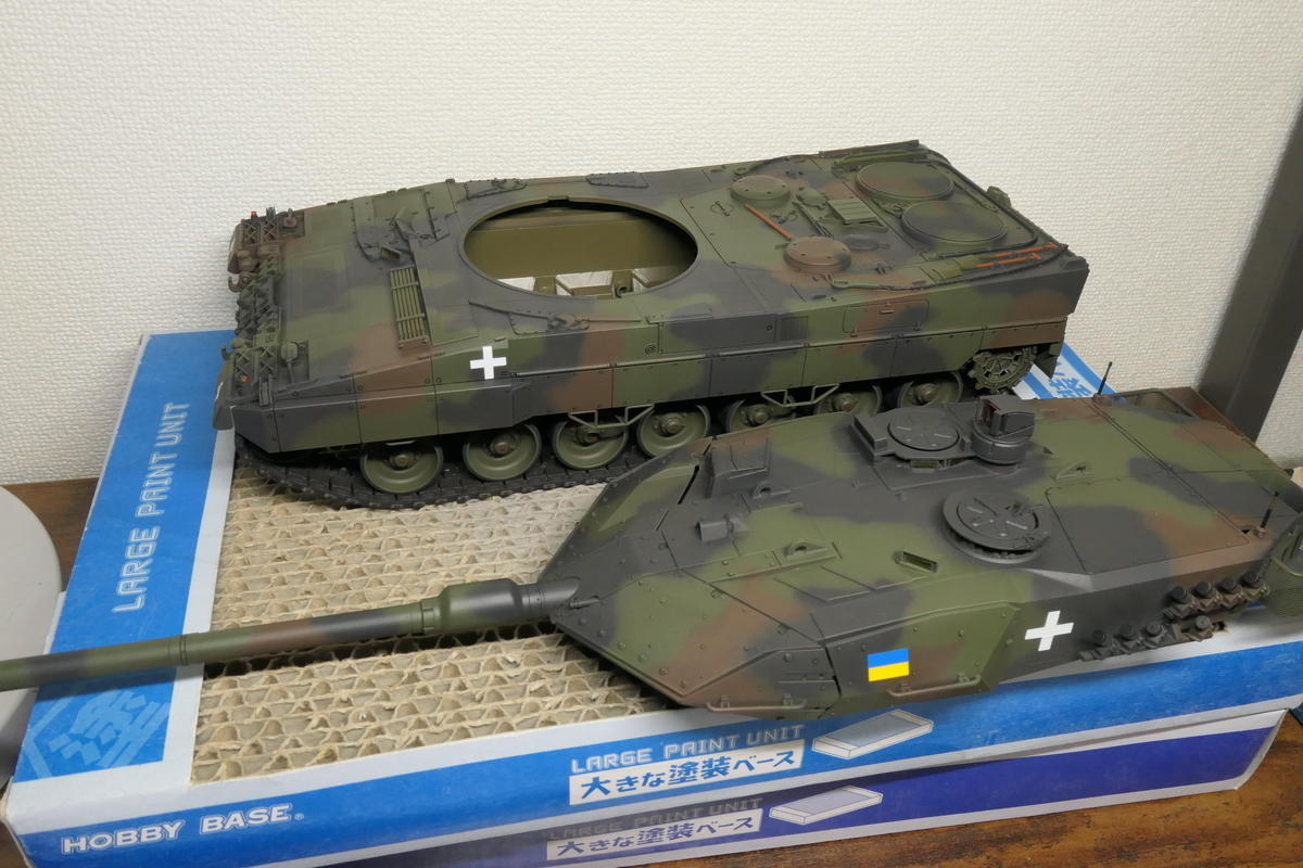 タミヤ 1/35 レオパルト2A6ウクライナ軍を作る その2 - どらの