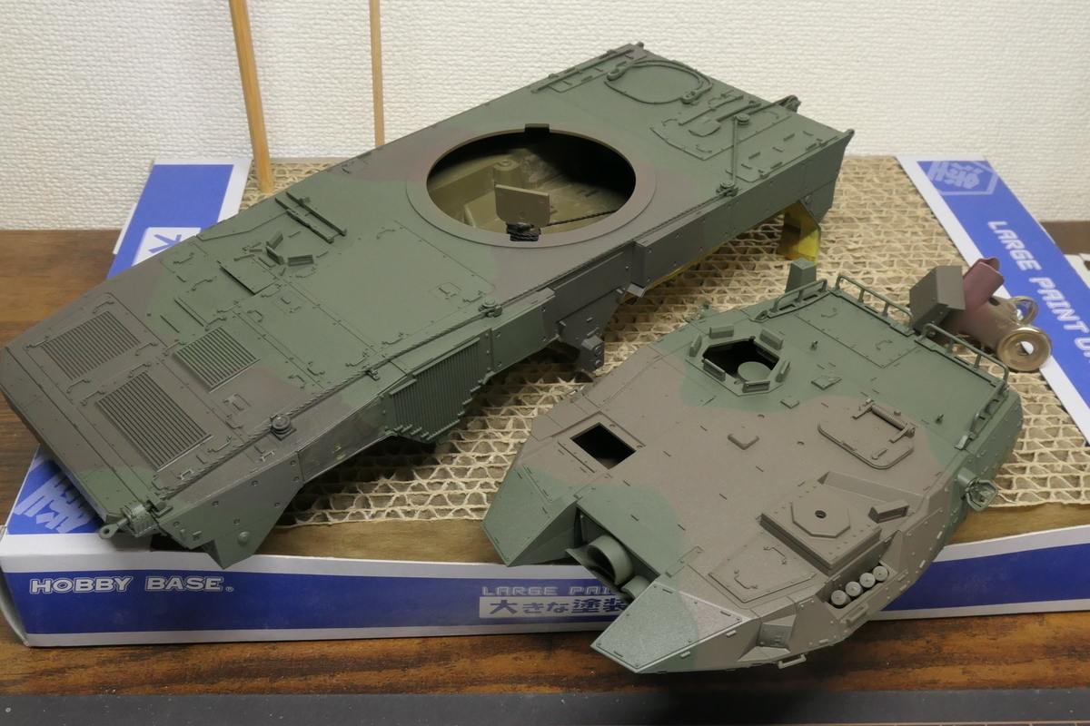 タミヤ 1/35 陸自16式機動戦闘車C5（ウインチ装置付）を作る その2