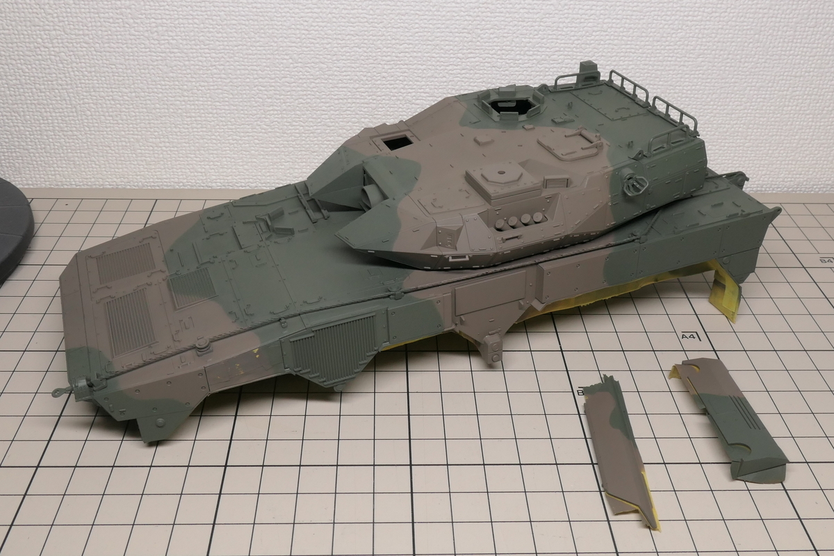 タミヤ 1/35 陸自16式機動戦闘車C5（ウインチ装置付）を作る その2