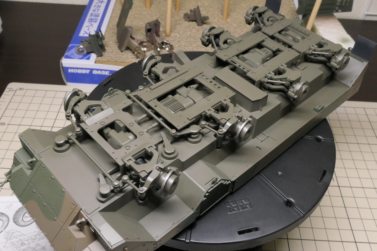 タミヤ 1/35 陸自16式機動戦闘車C5（ウインチ装置付）を作る その2
