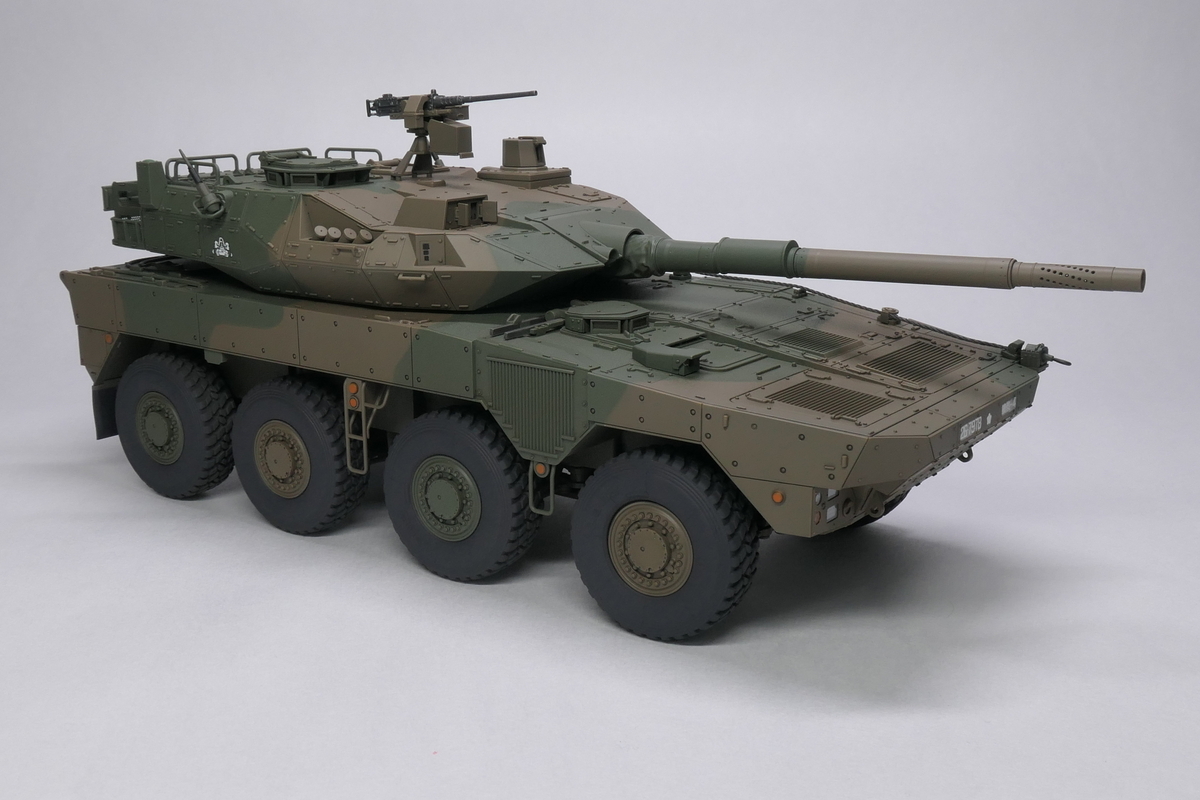 タミヤ 1/35 陸自16式機動戦闘車C5（ウインチ装置付）を作る 完成写真