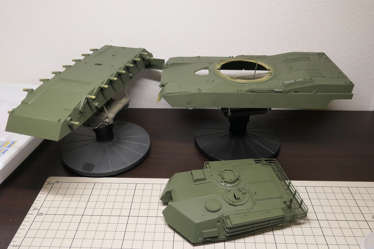 タミヤ 1/35 M1A1エイブラムス「ウクライナ軍」を作る - どらの