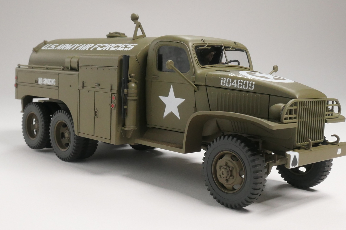 タミヤ 1/48 アメリカ軍2.5トンフューエルトラック を作る 完成写真