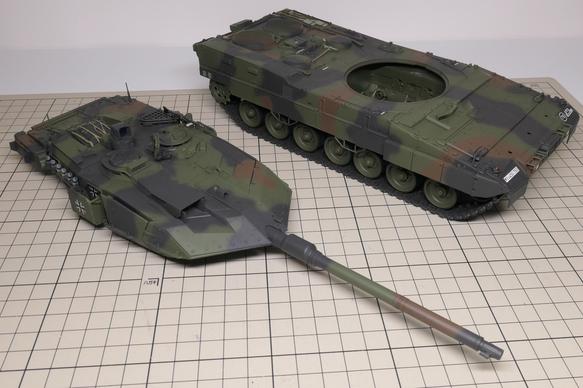 タミヤ 1/35 レオパルト2A7Vを作る その2 - どらの自由帳