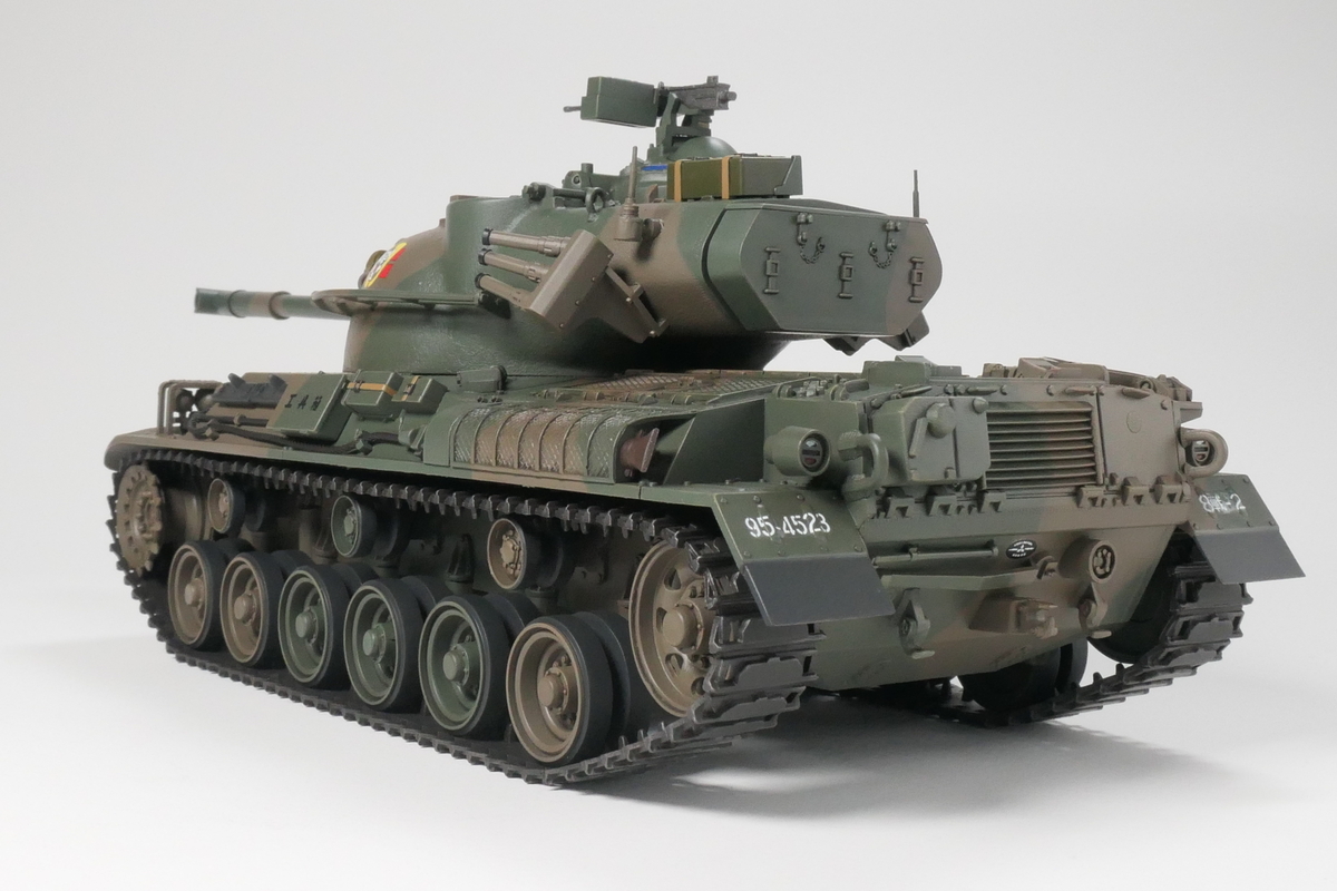【完成品】1/35 陸上自衛隊 61式戦車 タミヤ 1/35 陸上自衛隊61式戦車を作る 完成写真 - どらの自由帳