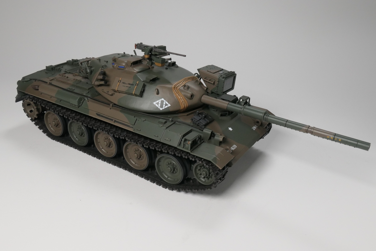 完成品販売 1/35 陸上自衛隊74式戦車 ヤフオク出品中 - どらの自由帳