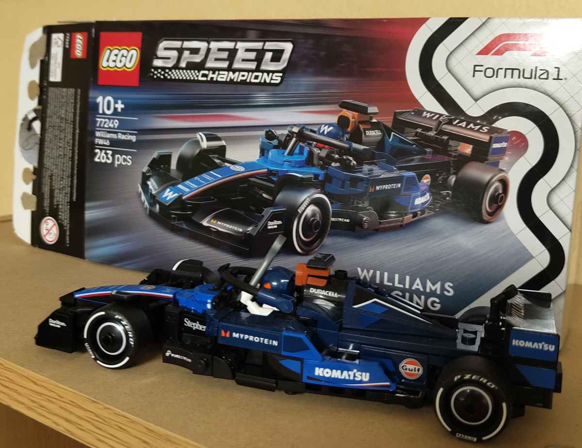 レビュー】レゴ スピードチャンピオン 77249 Williams Racing FW46 F1