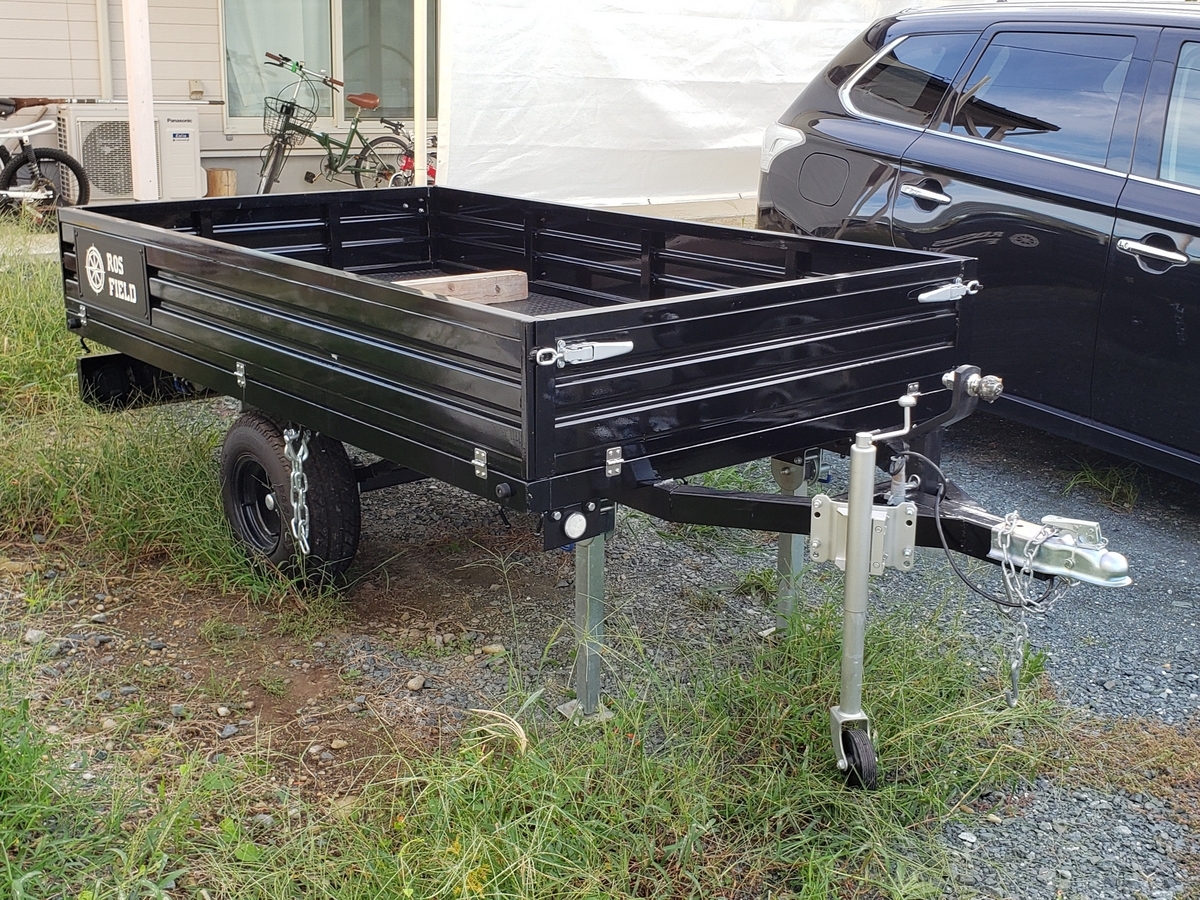 軽カーゴトレーラー亜鉛メッキ鋼製 軽カーゴトレーラー亜鉛メッキ鋼製 （キャリア付＜M1タイプ