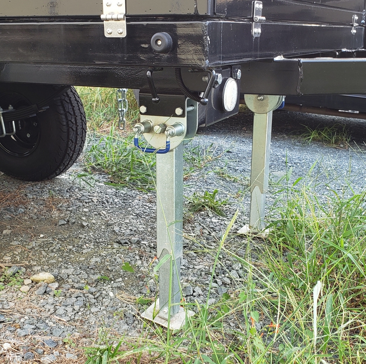 葉ページ シーマリン MT-34F 折り畳みダンプ式 軽トレーラー キャンプ