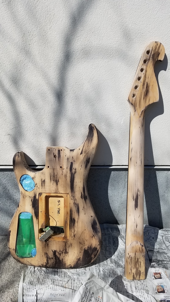 エレキギター　レリック加工 レリック 加工 エレキギター エレキ ギター エイジド ストラト