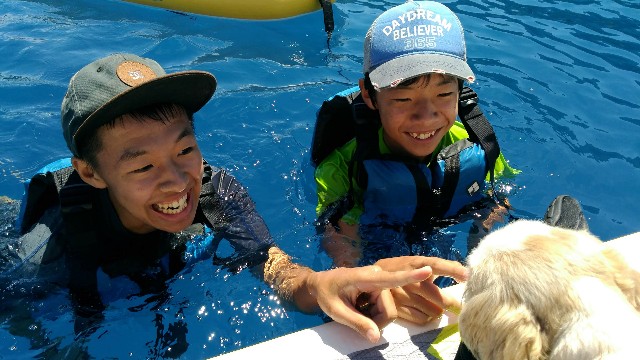 田沢湖でSUP