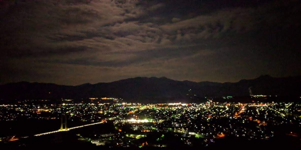 秩父ミューズパークの夜景