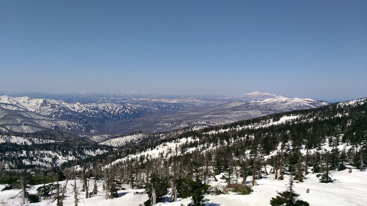 冬山の景色