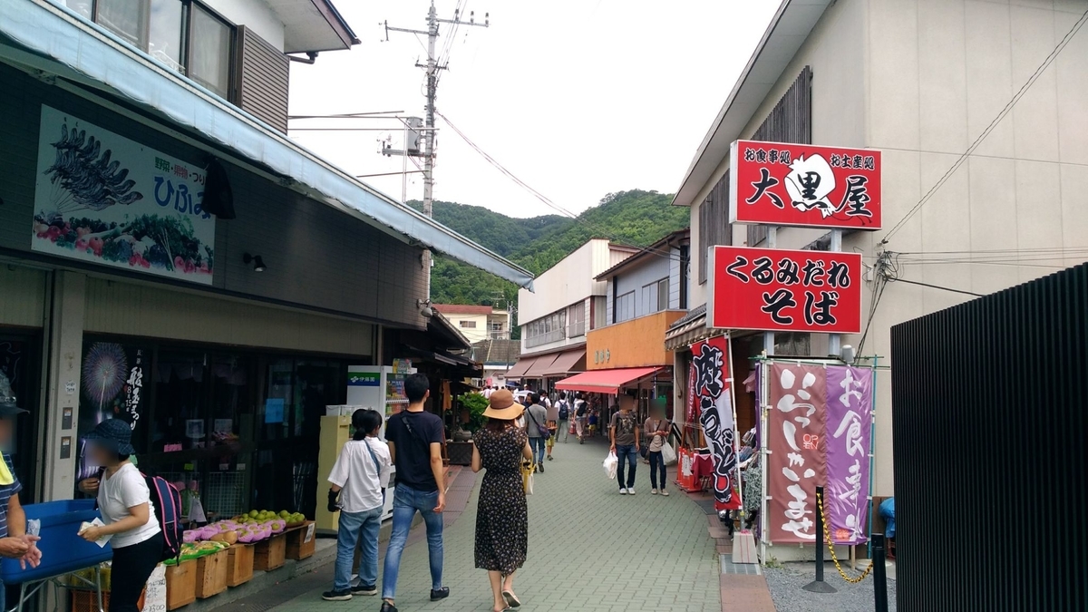 長瀞岩畳通り商店街