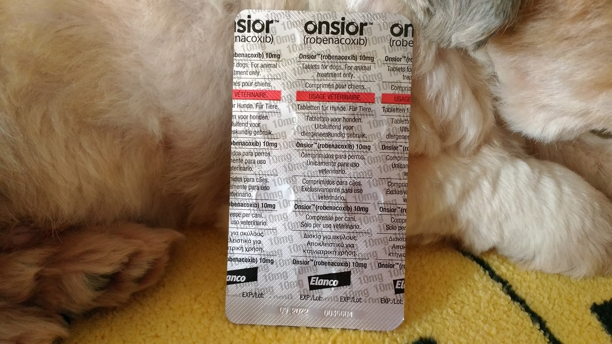 f:id:leo-roy:20190905162929j:plain Onsior・オンシオール10mg