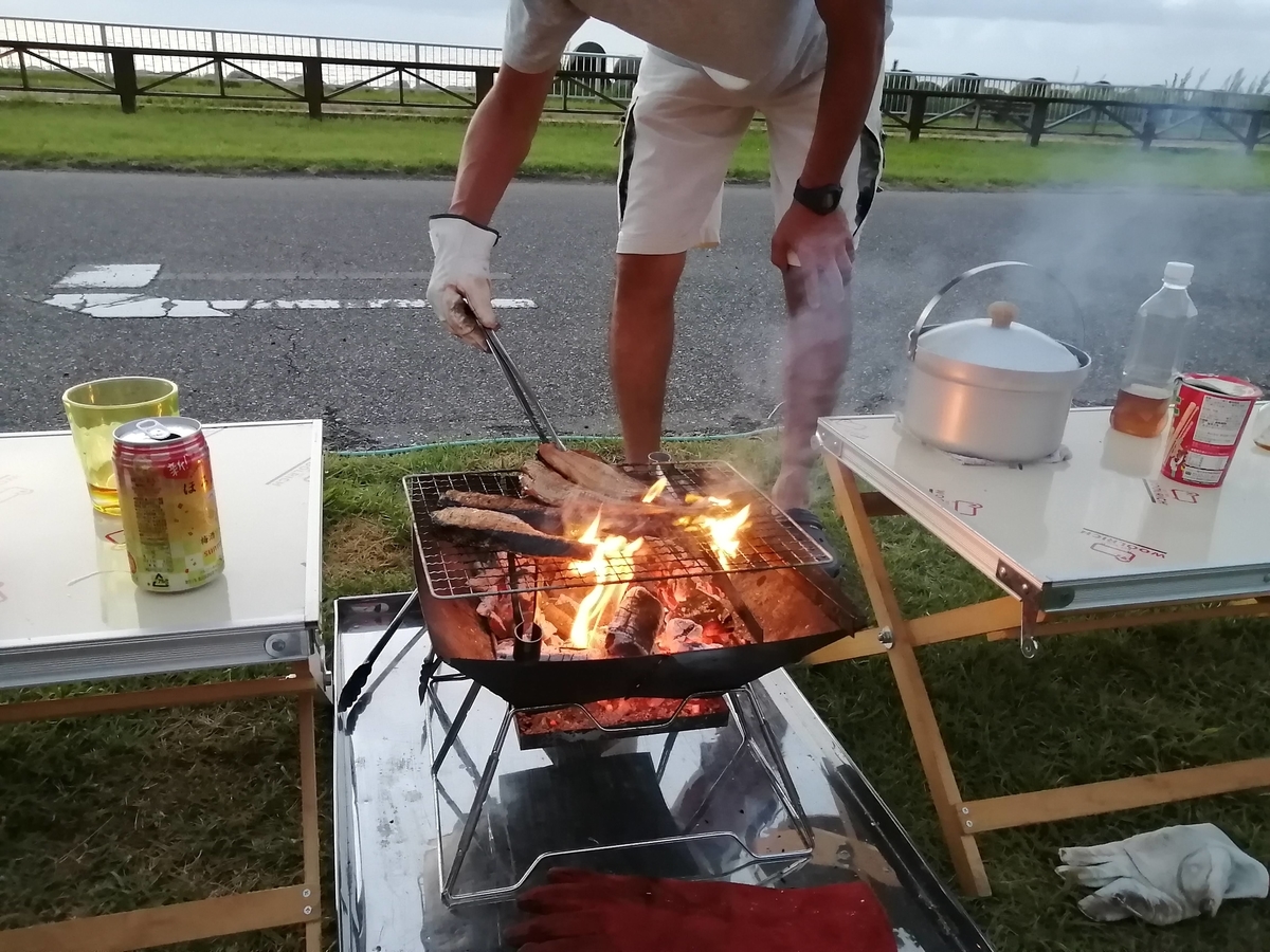 紫雲寺記念公園オートキャンプ場 BBQ