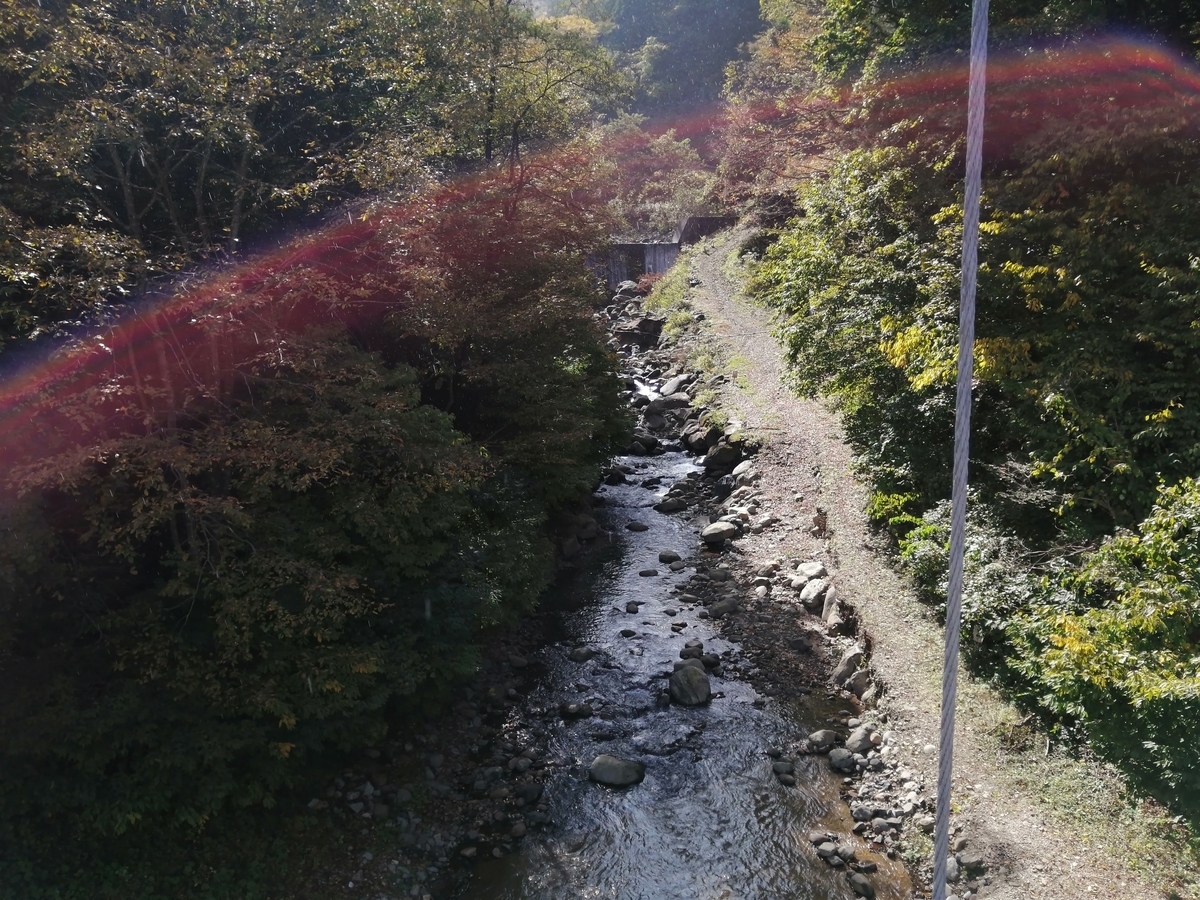 土湯温泉 滝のつり橋