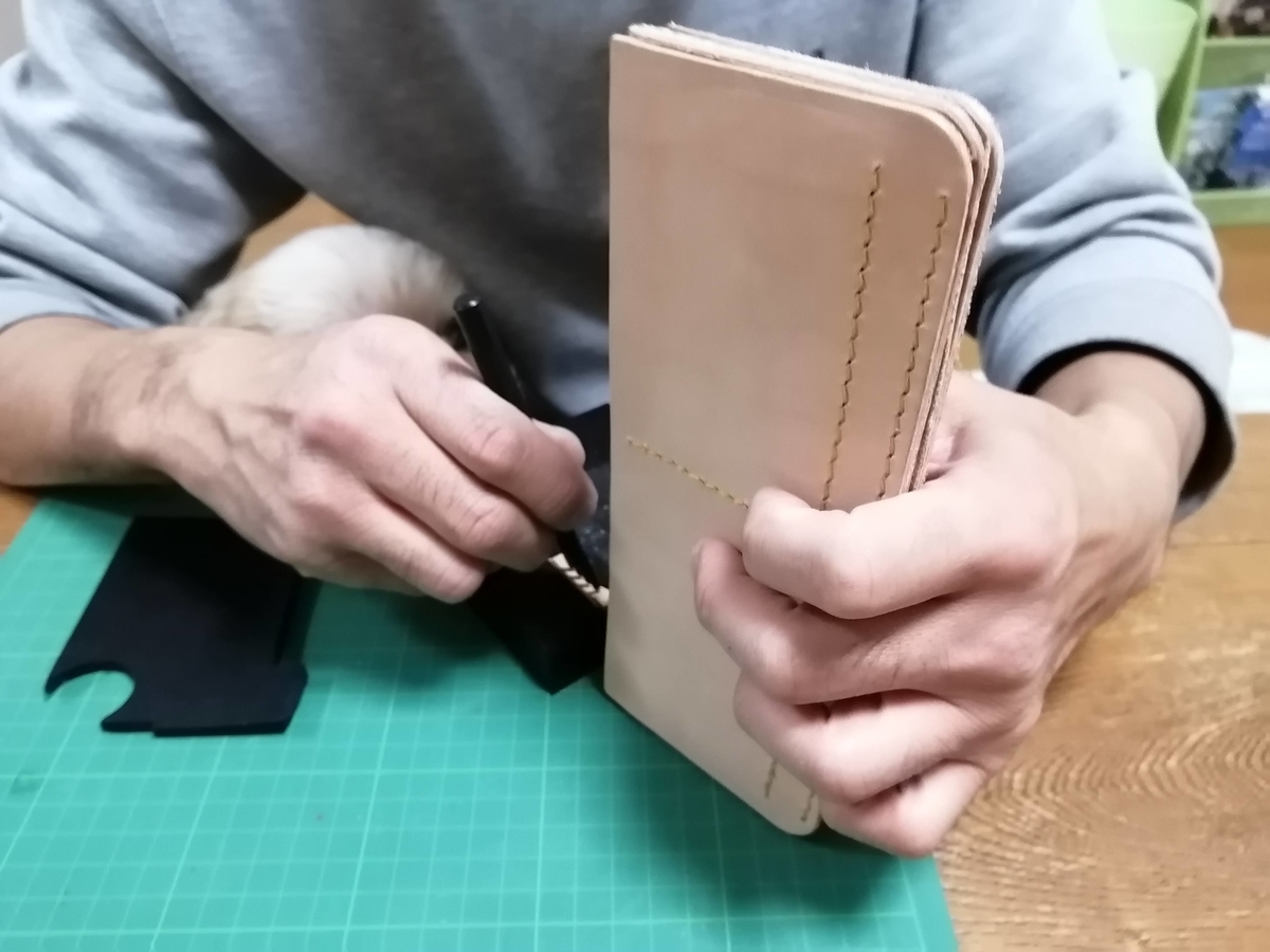 レザークラフト 長財布 キット