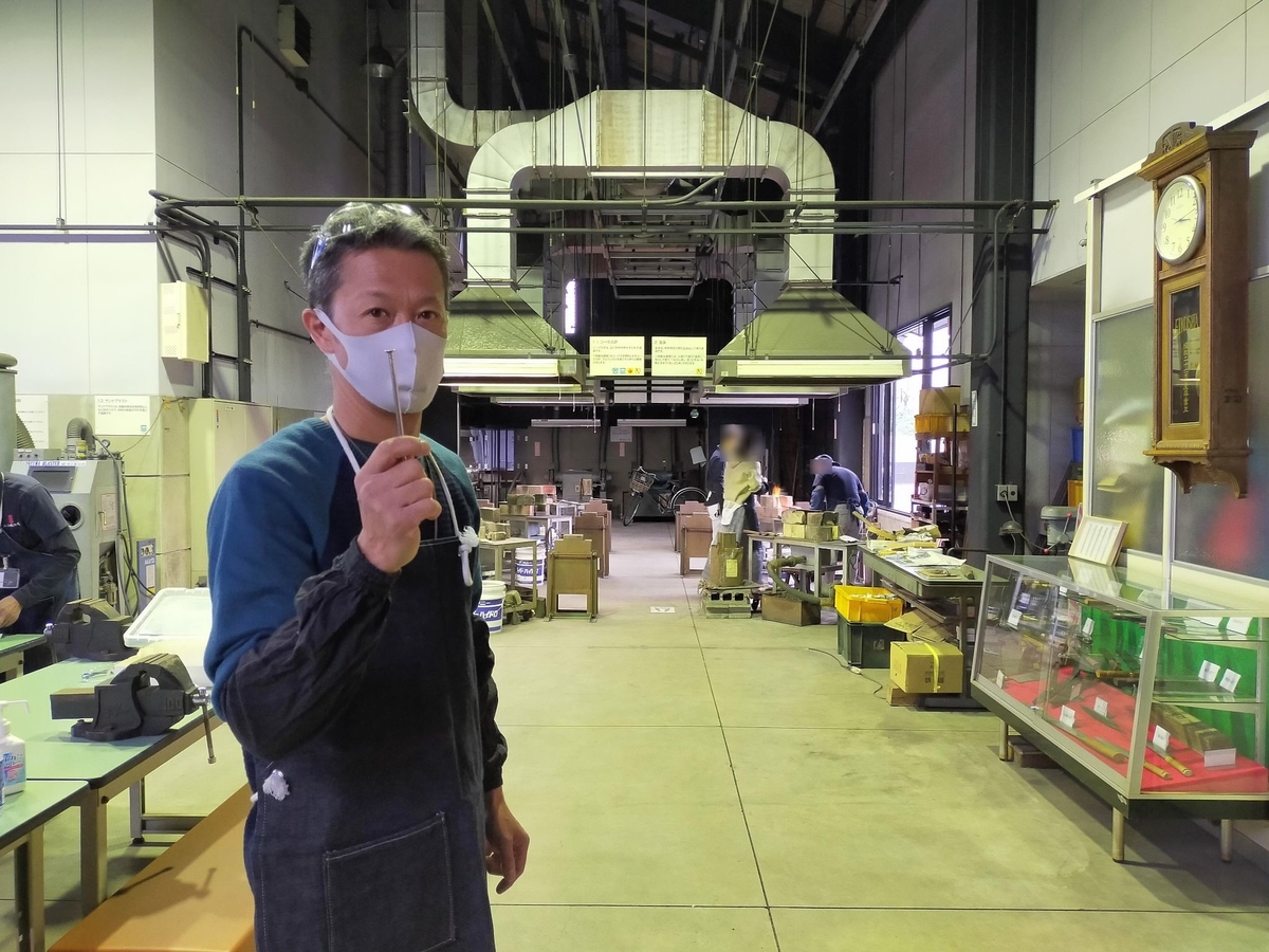 三条市 三条鍛冶道場 ものづくり体験 ペーパーナイフ 五寸釘