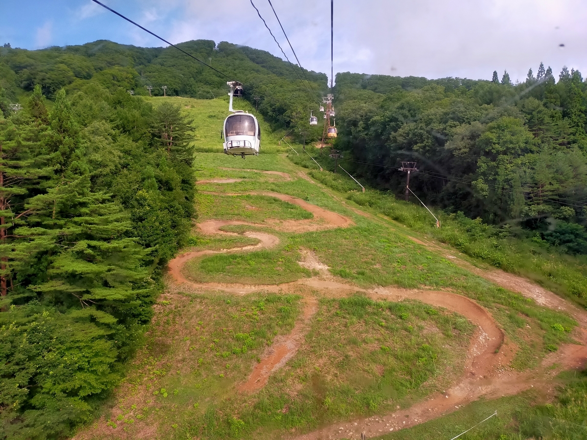 シーズー⁡ 長野県⁡ 信州⁡ 白馬⁡ 岩岳⁡ 白馬岩岳マウンテンリゾート⁡ 白馬マウンテンハーバー⁡ ペット可⁡ 北アルプス⁡ 絶景⁡ ゴンドラ MTBのコース