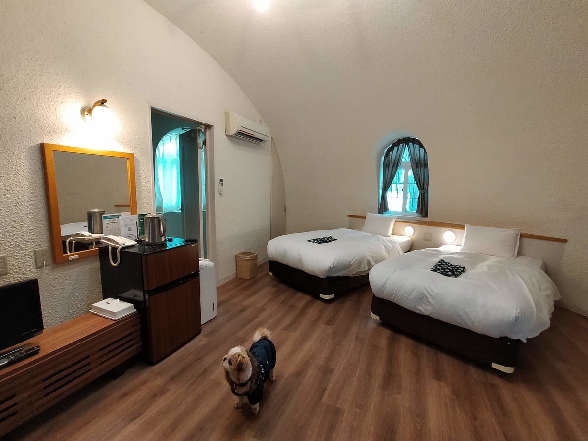 福島県 エンゼルフォレスト那須白河 ドームコテージ シーズー 