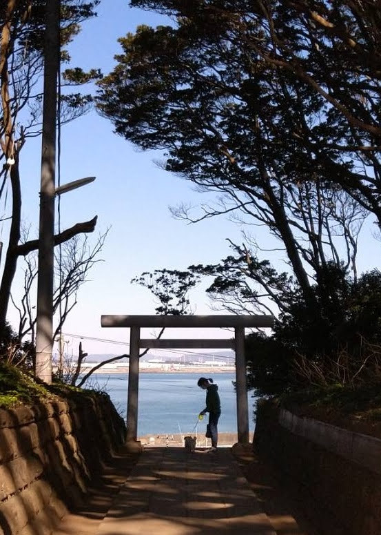 茨城県 酒列磯前神社 大洗磯前神社 神磯鳥居 海が見える鳥居 シーズー 